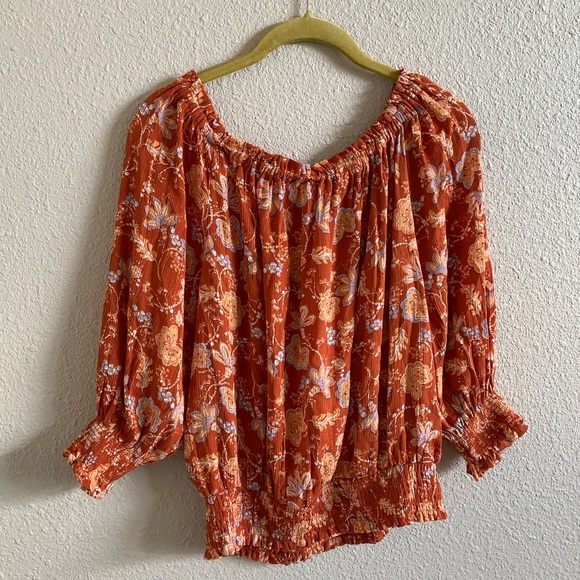 Boho Off The Shoulder Rachel Zoe Top 🌴 - Picture 2 of 7